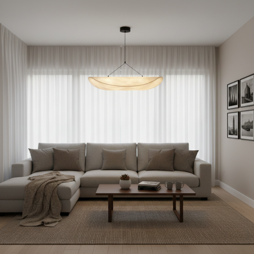 Lámpara colgante Japandi | minimalista